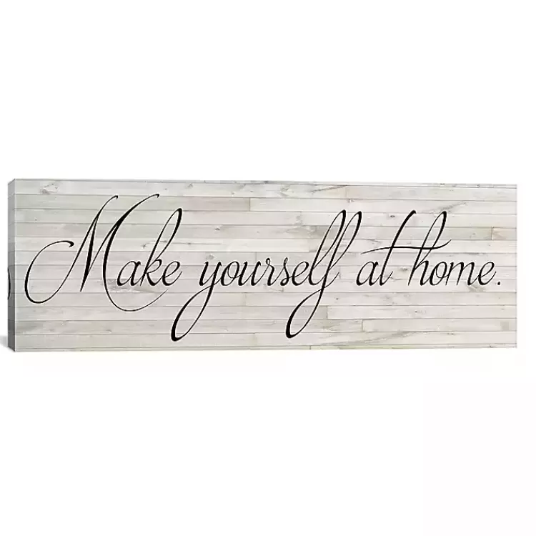 Make Yourself at Home Canvas Art Print>Kirklands Home Sale
