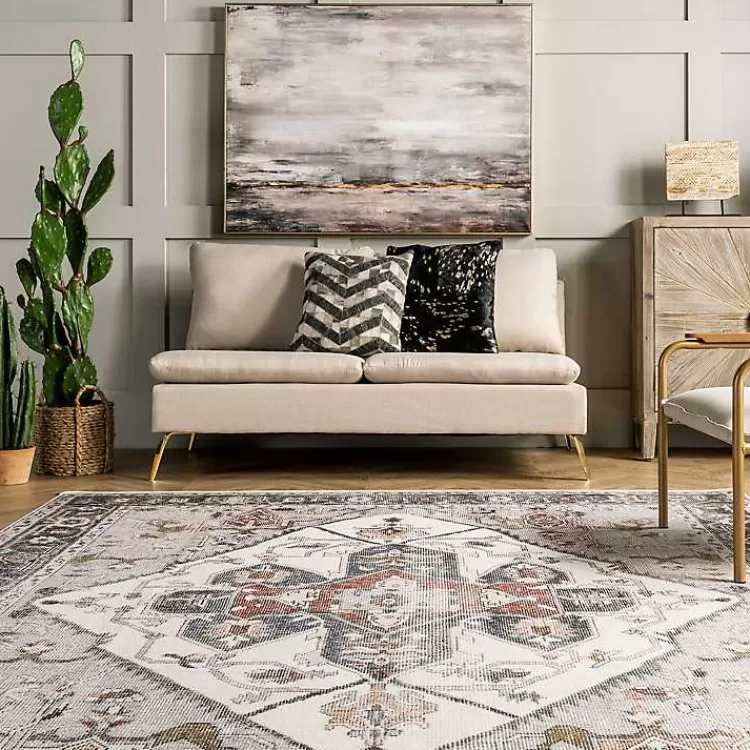 mali_traditional_medallion_washable_area_rug_x_3.webp Mali Traditional Medallion Washable Area Rug, 5x8>Kirklands Home New