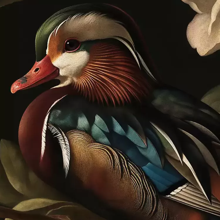 mallard_floral_dutch_framed_canvas_art_print_3.webp Mallard Floral Dutch Framed Canvas Art Print>Kirklands Home Best Sale