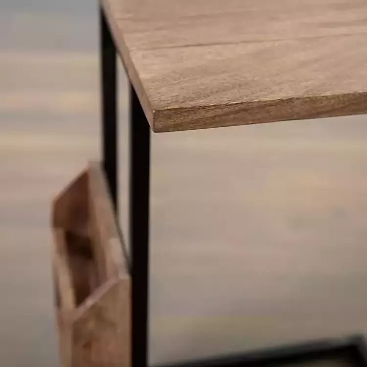 mango_wood_and_iron_extendable_ctable_2.webp Mango Wood and Iron Extendable C-Table>Kirklands Home Flash Sale
