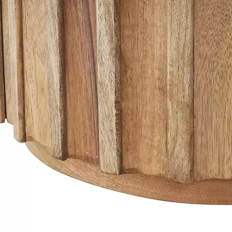 mango_wood_ridged_drum_accent_table_4.webp Mango Wood Ridged Drum Accent Table>Kirklands Home New