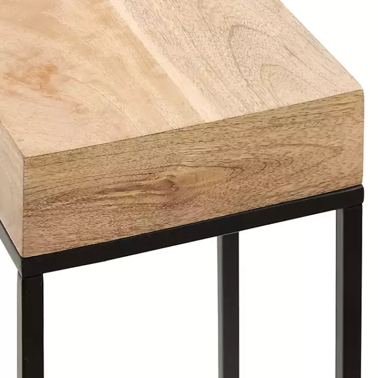 mango_wood_tabletop_square_side_table_2.webp Mango Wood Tabletop Square Side Table>Kirklands Home Best