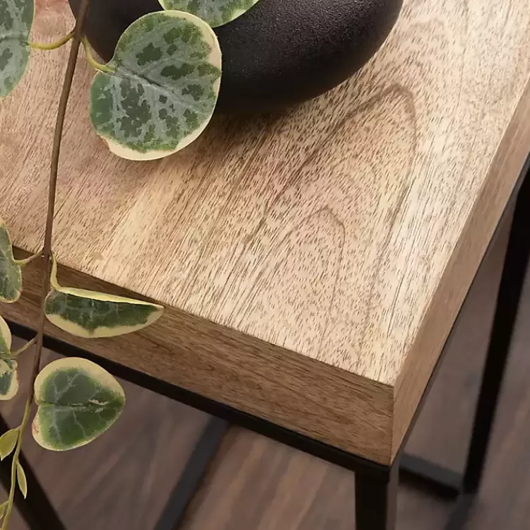 mango_wood_tabletop_square_side_table_6.webp Mango Wood Tabletop Square Side Table>Kirklands Home Best