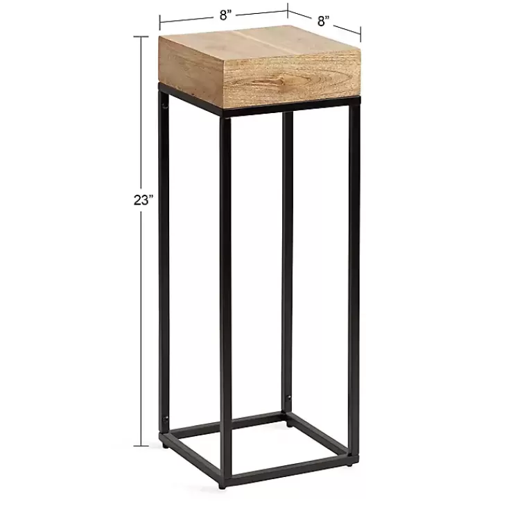 mango_wood_tabletop_square_side_table_7.webp Mango Wood Tabletop Square Side Table>Kirklands Home Best