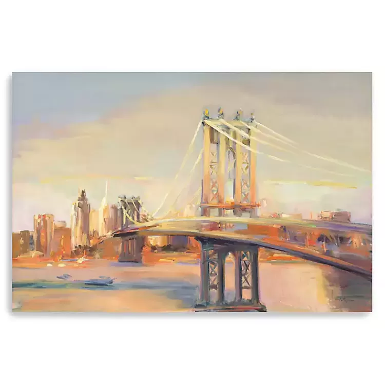 Manhattan Sunrise Canvas Art Print, 60x40 in.>Kirklands Home Cheap