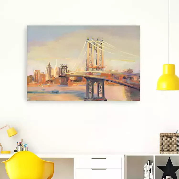 Manhattan Sunrise Canvas Art Print, 60x40 in.>Kirklands Home Cheap