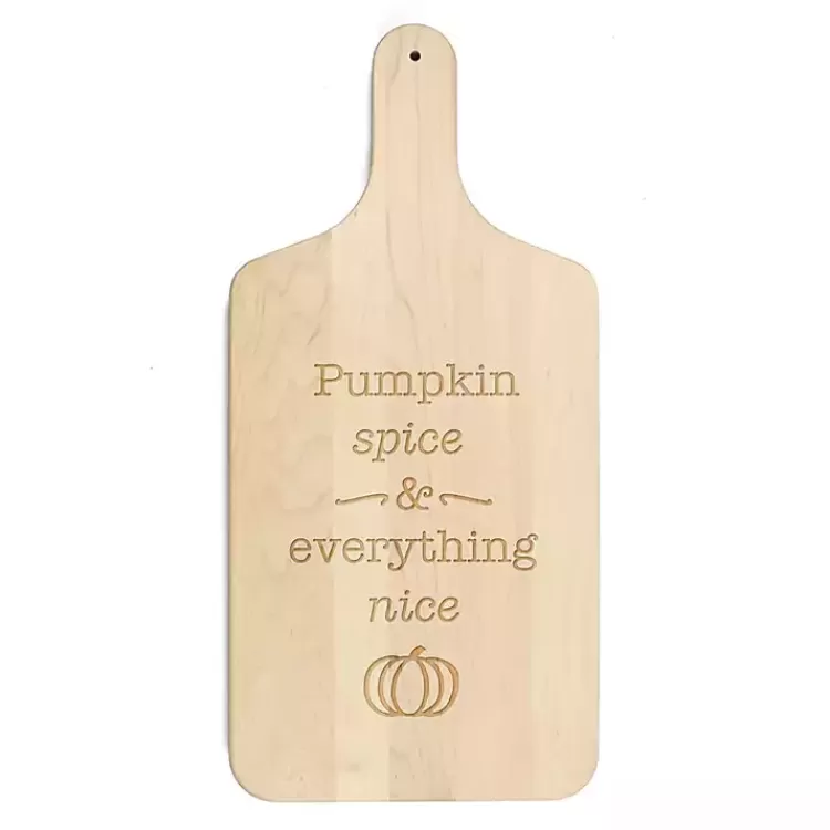 Maple Pumpkin Spice Everything Nice Cutting Board>Kirklands Home Cheap