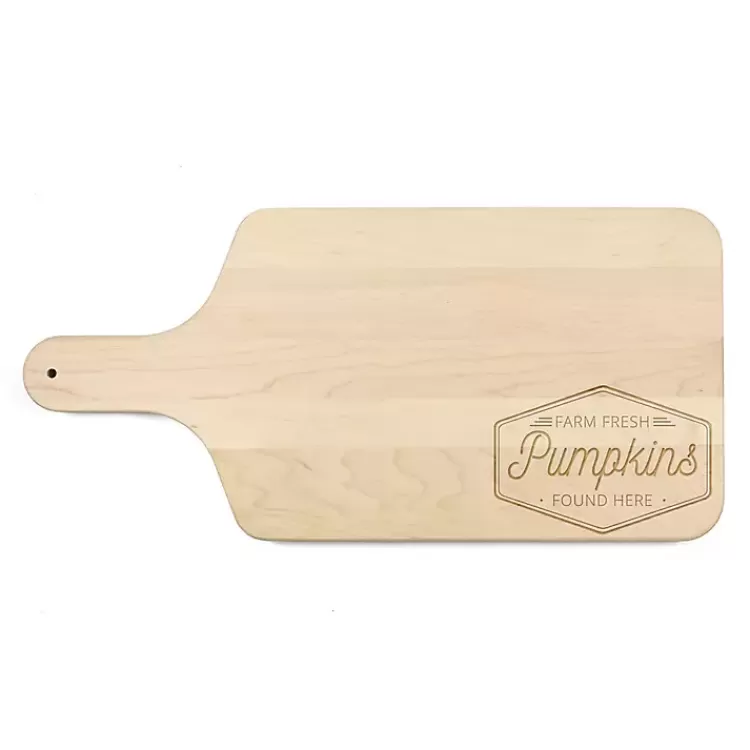 Maple Wood Farm Fresh Pumpkins Cutting Board>Kirklands Home Best Sale
