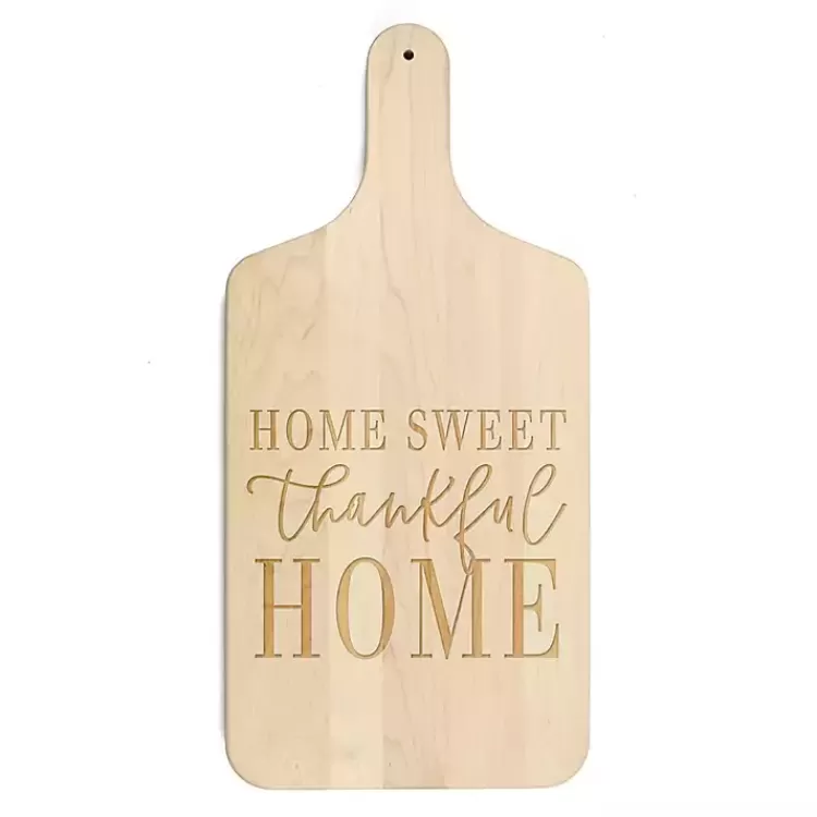 Maple Wood Home Sweet Thankful Home Cutting Board>Kirklands Home Discount