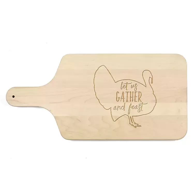Maple Wood Let Us Gather & Feast Cutting Board>Kirklands Home Store