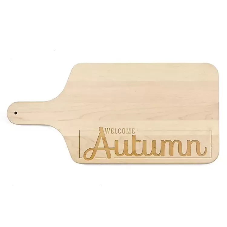 Maple Wood Welcome Autumn Cutting Board>Kirklands Home New