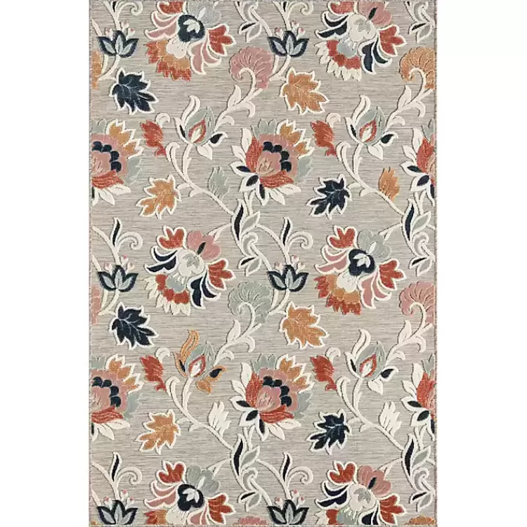 Mara Floral Blossom Indoor/Outdoor Area Rug, 7x9>Kirklands Home Sale
