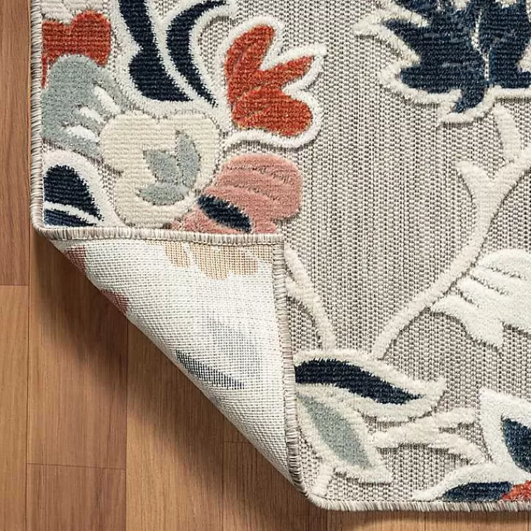 Mara Floral Blossom Indoor/Outdoor Area Rug, 5x7>Kirklands Home Shop