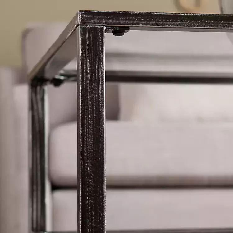 mara_glass_and_black_metal_coffee_table_2.webp Mara Glass and Metal Coffee Table>Kirklands Home Clearance