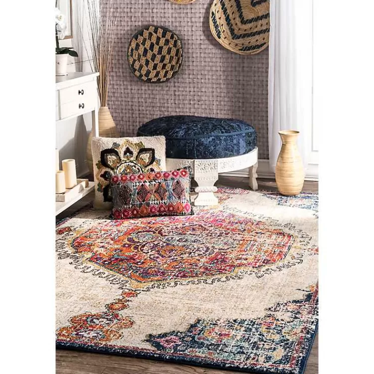 Mara Vintage Medallion Area Rug, 5x8>Kirklands Home Cheap