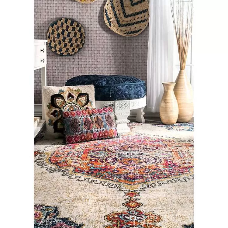 mara_vintage_medallion_area_rug_x_2.webp Mara Vintage Medallion Area Rug, 5x8>Kirklands Home Cheap