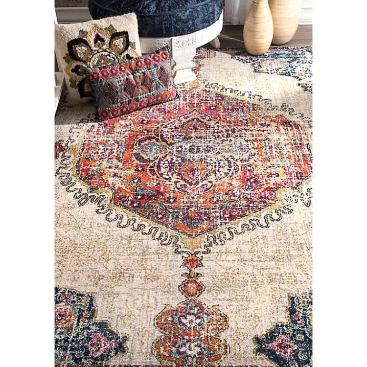 mara_vintage_medallion_area_rug_x_3.webp Mara Vintage Medallion Area Rug, 5x8>Kirklands Home Cheap