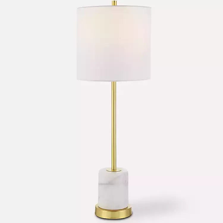Marble and Gold Turret Buffet Lamp>Kirklands Home Discount