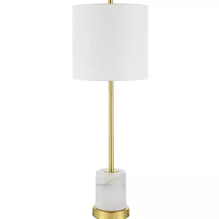 Marble and Gold Turret Buffet Lamp>Kirklands Home Discount