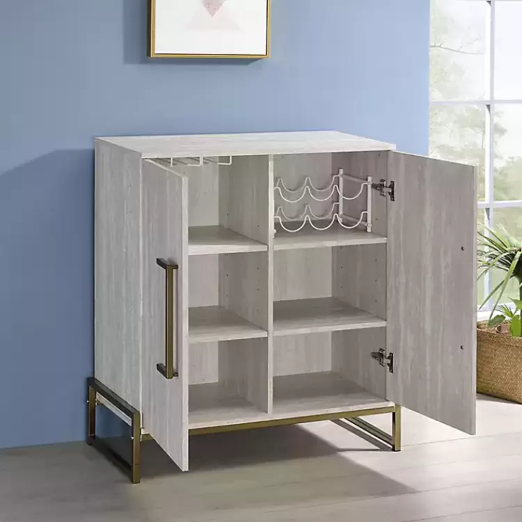 marble_finish_gold_handle_storage_cabinet_2.webp Marble Finish Gold Handle Storage Cabinet>Kirklands Home Hot