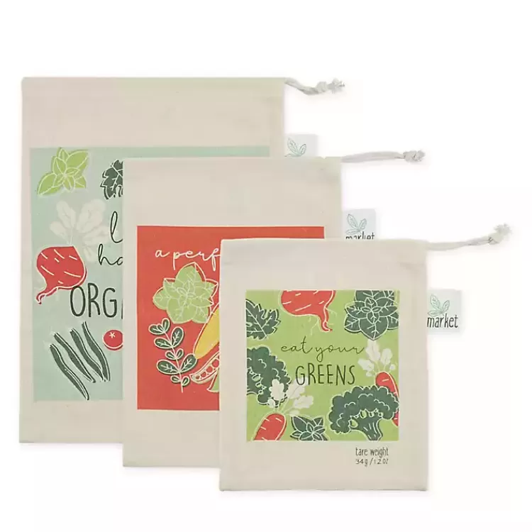 Market Veggies Produce Bags, Set of 3>Kirklands Home Online