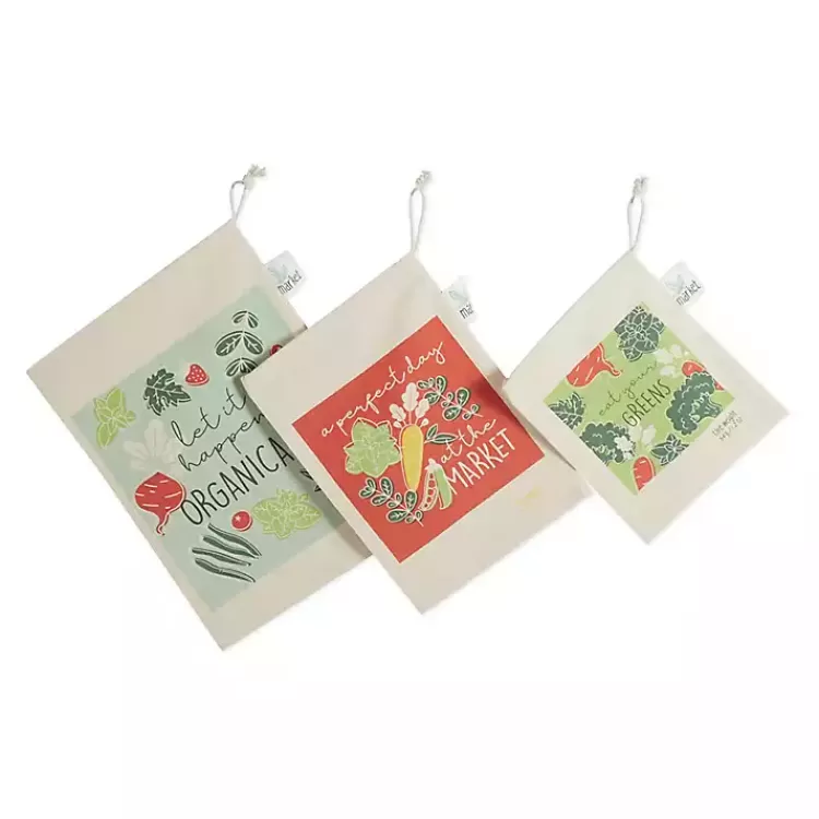 Market Veggies Produce Bags, Set of 3>Kirklands Home Online