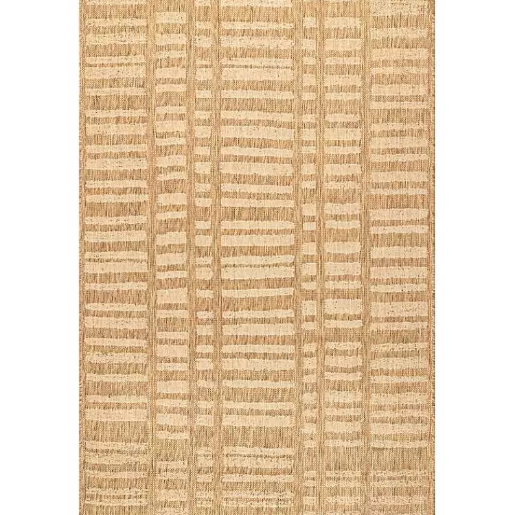 Marti Banded Lines Outdoor Rug, 8x10>Kirklands Home Outlet