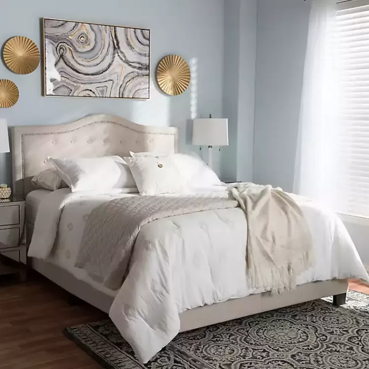 mary_beige_button_tufted_king_bed_frame_4.webp Mary Beige Button Tufted King Bed Frame>Kirklands Home Store