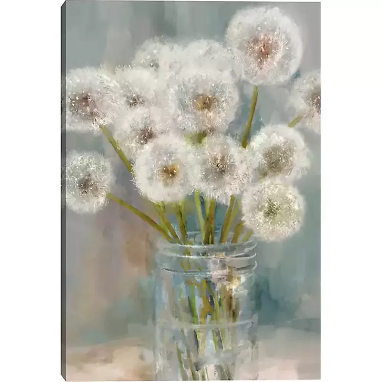 Mason Jar Wishes I Canvas Art Print>Kirklands Home Discount
