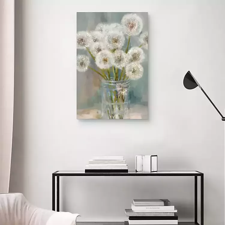 Mason Jar Wishes I Canvas Art Print>Kirklands Home Discount
