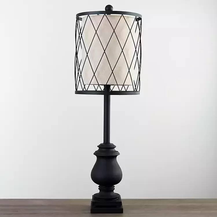 Matte Buffet Lamp with Wire Shade>Kirklands Home New