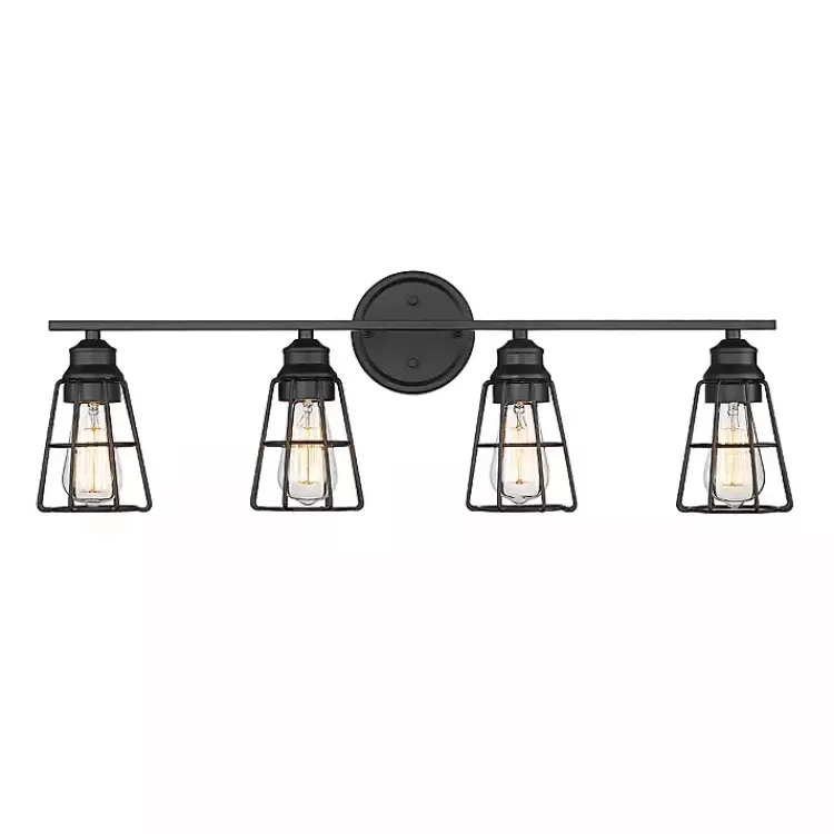 Matte Cage Shade Vanity Light>Kirklands Home Shop