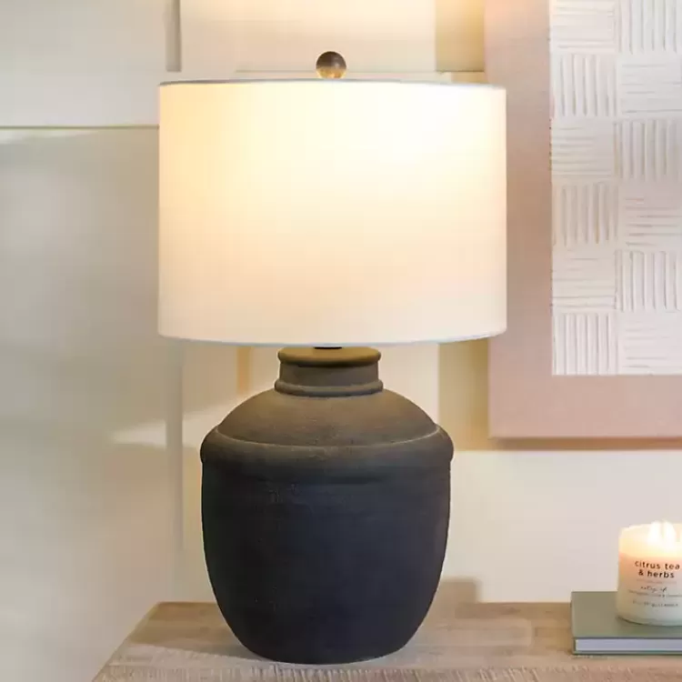 Matte Black Cairo Table Lamp>Kirklands Home Sale