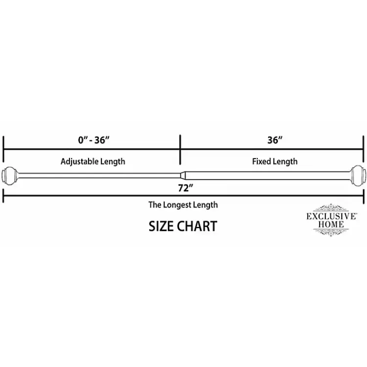 Matte Duke Curtain Rod, 72 in.>Kirklands Home Sale