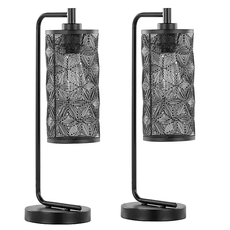 Matte Metal Cutout Table Lamps, Set of 2>Kirklands Home New