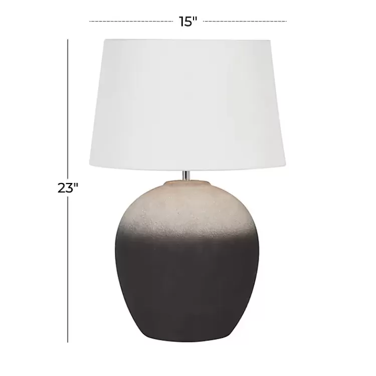 matte_black_ombre_textured_table_lamp__in_10.webp Matte Black Ombre Textured Table Lamp, 23 in.>Kirklands Home Clearance