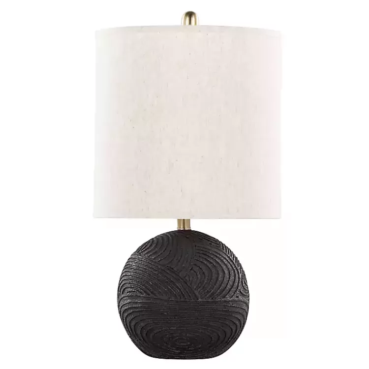 Matte Black Round Kona Table Lamps, Set of 2>Kirklands Home New