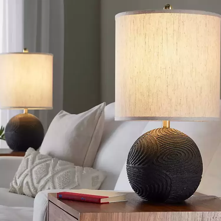 matte_black_round_kona_table_lamps_set_of__5.webp Matte Black Round Kona Table Lamps, Set of 2>Kirklands Home New
