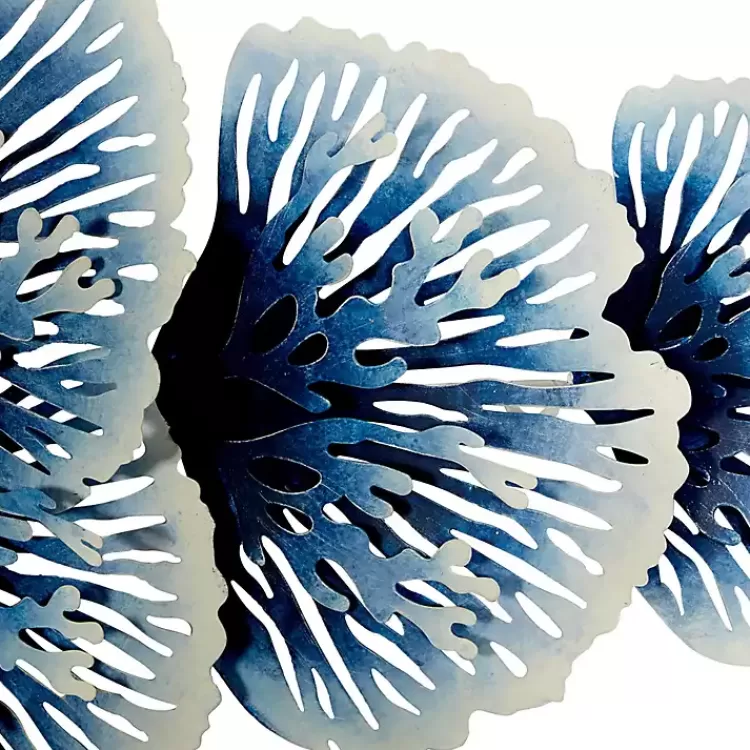 matte_blue_and_white_flowers_metal_wall_plaque_2.webp Matte and White Flowers Metal Wall Plaque>Kirklands Home Store