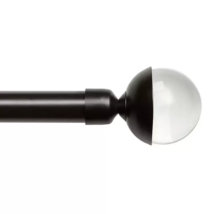 Matte Bronze Eleanor Curtain Rod Set, 120 in.>Kirklands Home New