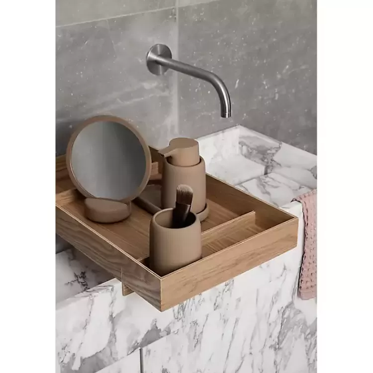 matte_tan_modernity_ceramic_soap_dispenser_2.webp Matte Modernity Ceramic Soap Dispenser>Kirklands Home Outlet