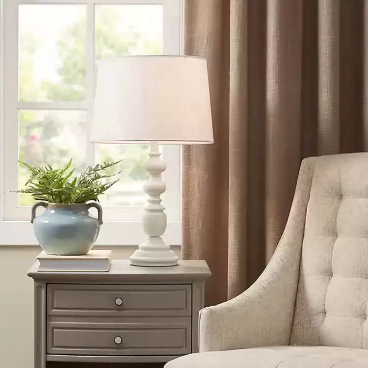 matte_white_candlestick_martha_stewart_table_lamp_2.webp Matte Candlestick Martha Stewart Table Lamp>Kirklands Home Shop