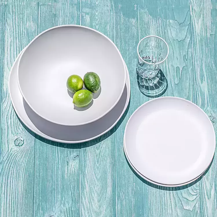 Matte Melamine Coupe Serving Platter>Kirklands Home Best Sale