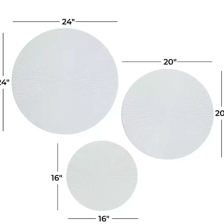 matte_white_ribbed_sunburst_wall_plates_set_of__5.webp Matte Ribbed Sunburst Wall Plates, Set of 3>Kirklands Home New