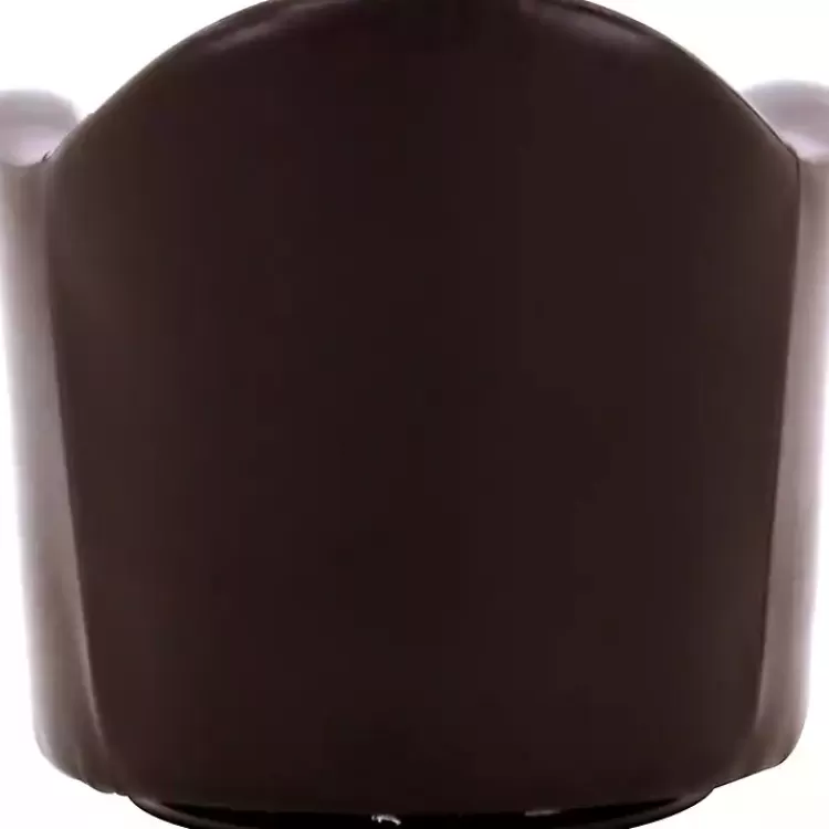 max_brown_faux_leather_swivel_club_accent_chair_3.webp Max Faux Leather Swivel Club Accent Chair>Kirklands Home Flash Sale