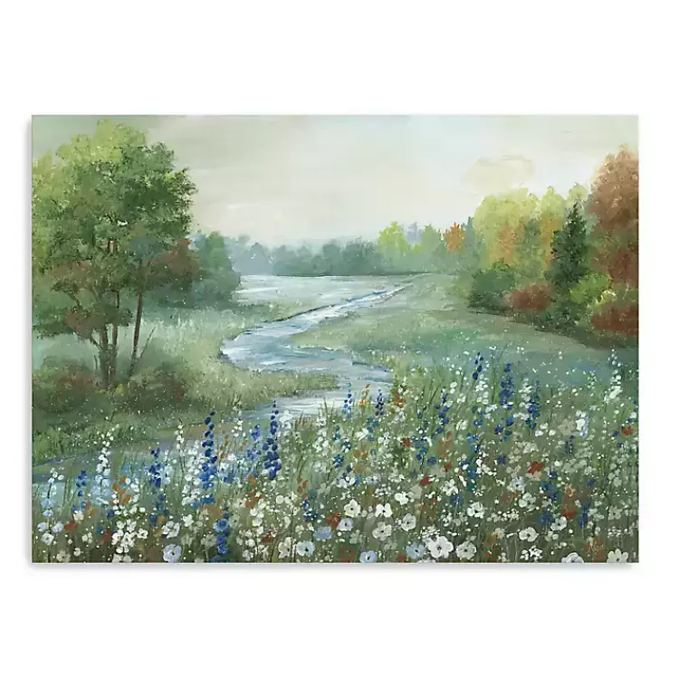 Meandering Stream Canvas Art Print>Kirklands Home Cheap