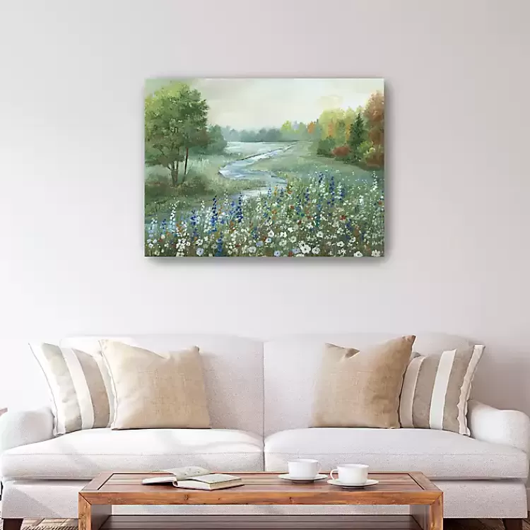 Meandering Stream Canvas Art Print>Kirklands Home Cheap