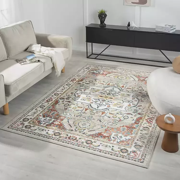Medallion Rust Area Rug, 5x7>Kirklands Home Cheap