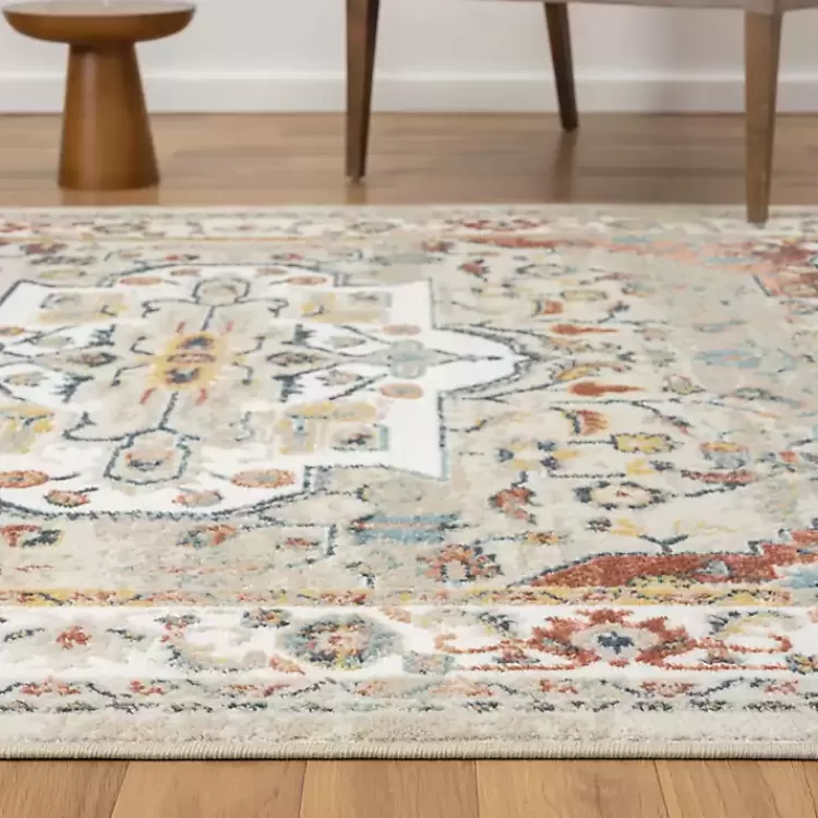 medallion_ivory_rust_area_rug_x_2.webp Medallion Rust Area Rug, 5x7>Kirklands Home Cheap