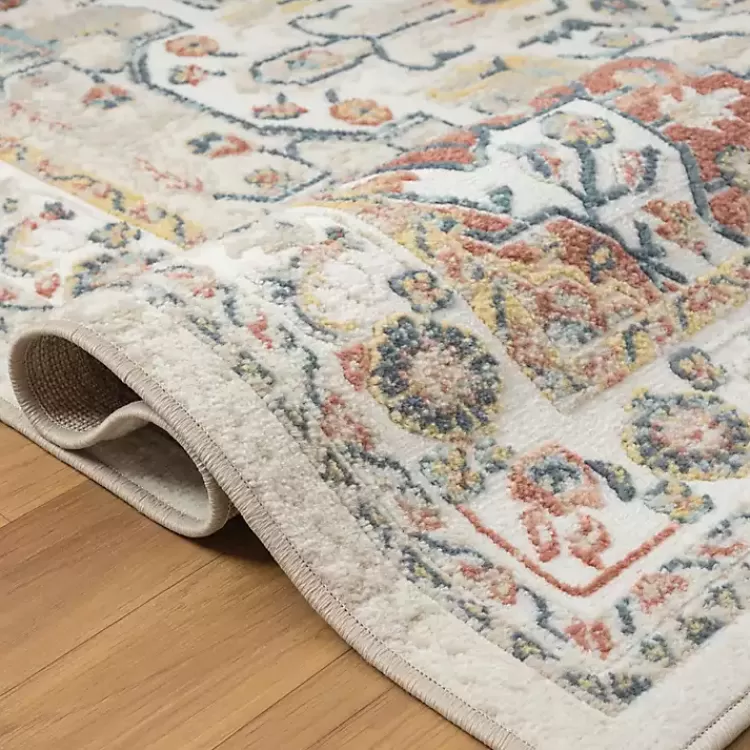 medallion_ivory_rust_runner_x_3.webp Medallion Ivory Rust Runner, 2x8>Kirklands Home Best